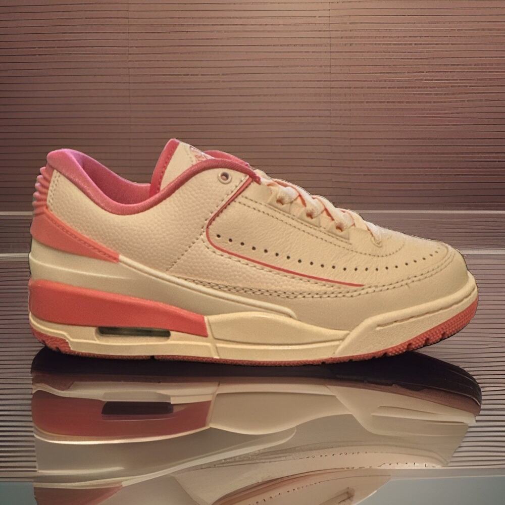 New Women's Size 7.5 Jordan 2/3 Washed Coral FZ4122-600